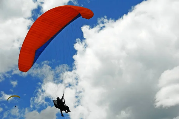 Paragliding Recreatieve Competitieve Avontuurlijke Sport — Stockfoto