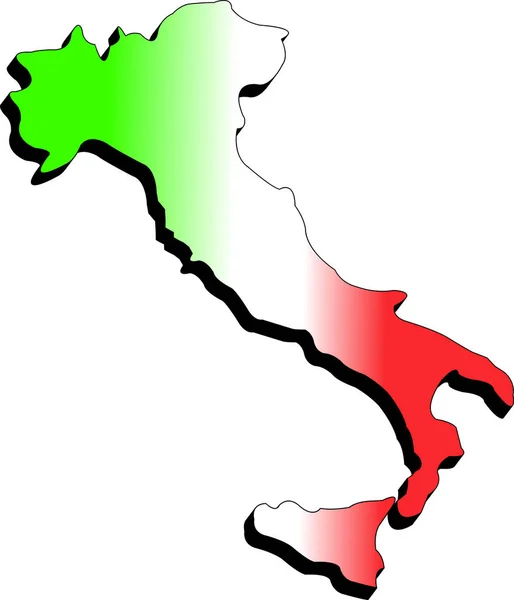 Vista Sul Sud Italia — Foto Stock