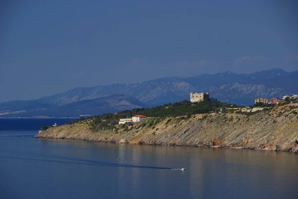 San Lorenzo Lovrecica Istria Croazia Baia Mare Adriatico Mare Costa — Foto Stock