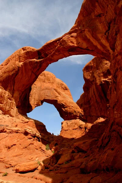 Valv Nationalpark Ligger Nära Moab Utah Västra Usa Det Känt — Stockfoto