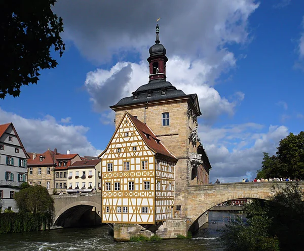 Bamberg Történelmi Városháza — Stock Fotó