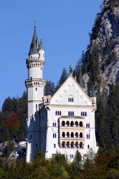 Neuschwanstein Castelo Viagens Arquitetura Conceito — Fotografia de Stock