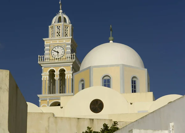Cathedral Fira Santorini — Stock Photo, Image