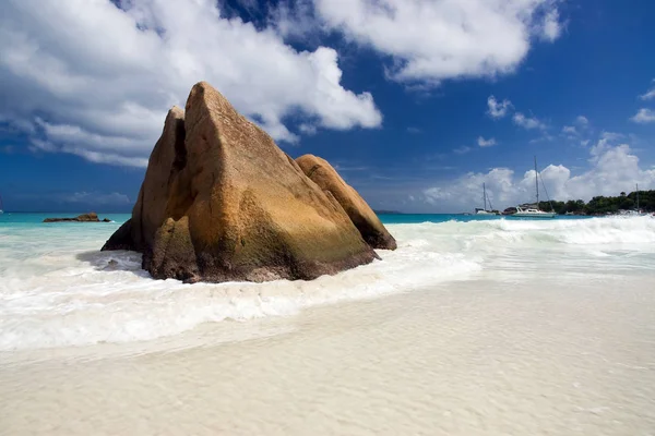 Seychelles Océano Índico Mahe Isla Con Vistas Eden Isla — Foto de Stock