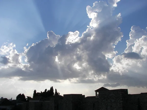 阿尔卡萨巴马拉加上空积云 — 图库照片