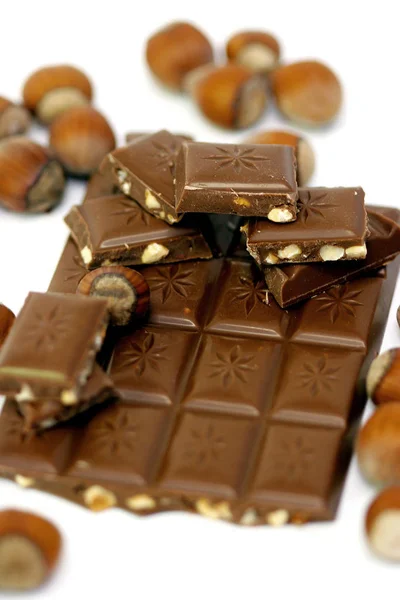 Lezzetli Kahverengi Çikolata Ürünleri — Stok fotoğraf