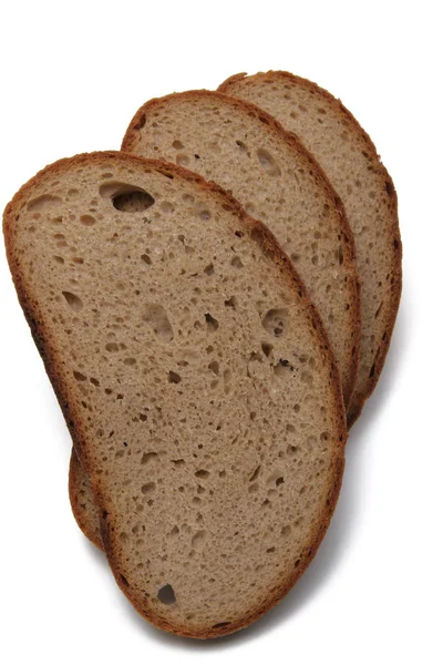 Білі Шматочки Запеченого Хліба — стокове фото