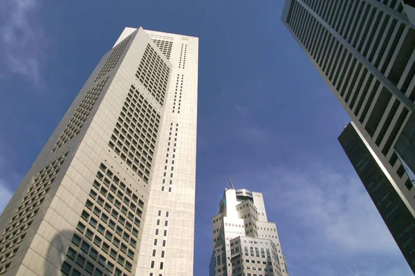 Scenic Urban View Modern Skyscrapers Facade — Stock Photo, Image