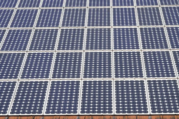 Alternatywna Energia Słoneczna Ogniwa Słoneczne Ochrona Klimatu Bez Zanieczyszczeń — Zdjęcie stockowe