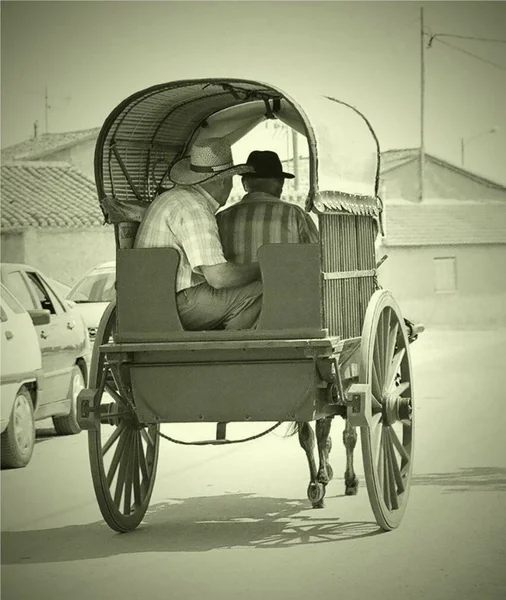 Old Vintage Car Street — Stock Photo, Image