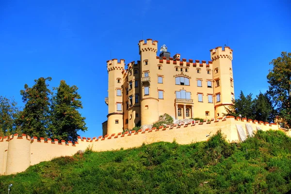 Castillo Hochschwangau Concepto Viaje Arquitectura — Foto de Stock