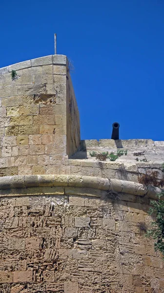 Γραφική Θέα Της Όμορφης Μεσαιωνικής Αρχιτεκτονικής Φρούριο — Φωτογραφία Αρχείου