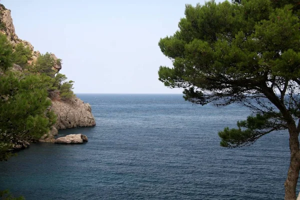 Vista Una Hermosa Costa Del Mar — Foto de Stock