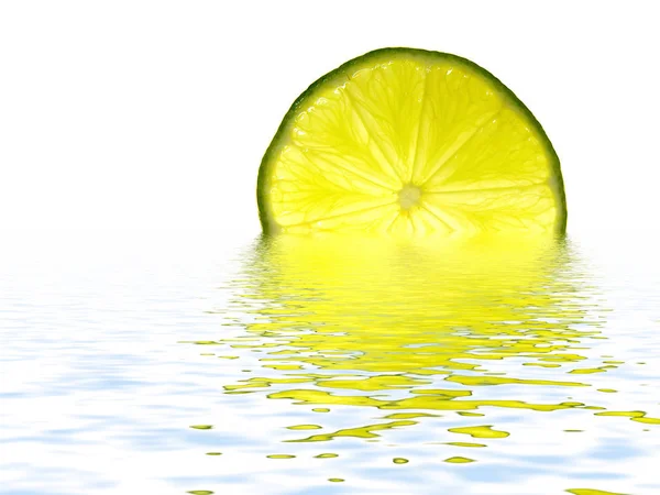 Lemon White Background — Stock Photo, Image