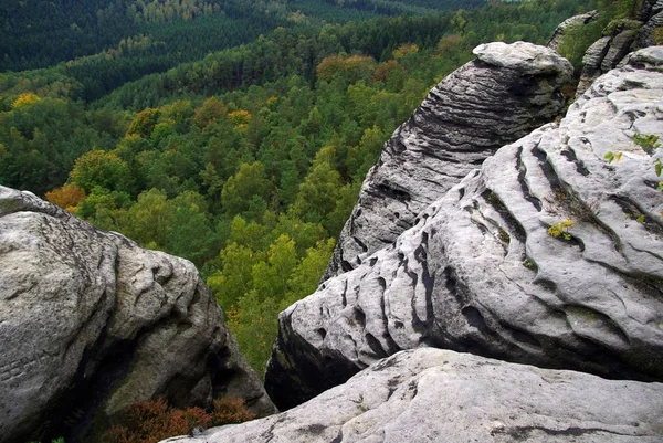 Felslandschaft Sandsteingeologie — Stockfoto