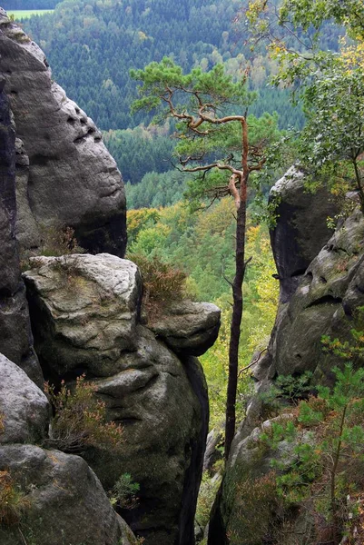 Paesaggio Roccioso Geologia Dell Arenaria — Foto Stock