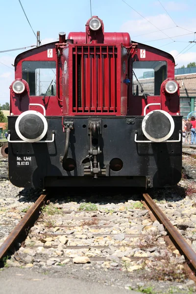 Locomotiva Velha Cidade — Fotografia de Stock