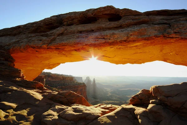 Mesa Arch Canyonlands National Park Utah Also One Many — 图库照片