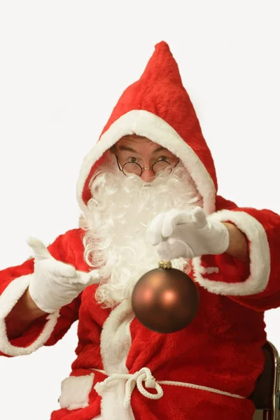 Санта Клаус Схлестнулся Мбаппе — стоковое фото