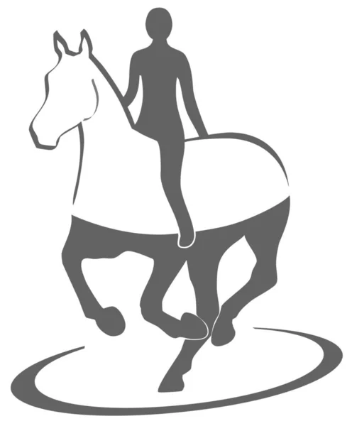 Poder Caballo Logo — Foto de Stock