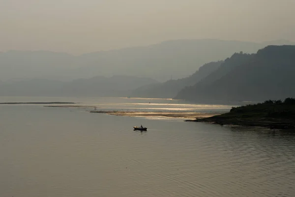 Vista Del Río Niebla — Foto de Stock