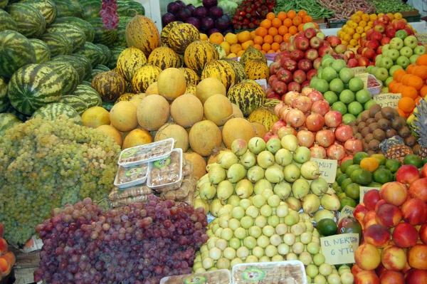 Alimentos Biológicos Frutas Produtos Hortícolas — Fotografia de Stock
