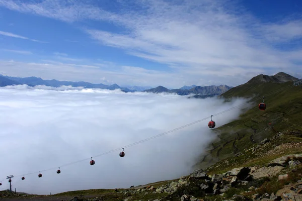 Uitzicht Alpen Hoogste Meest Uitgestrekte Bergen — Stockfoto