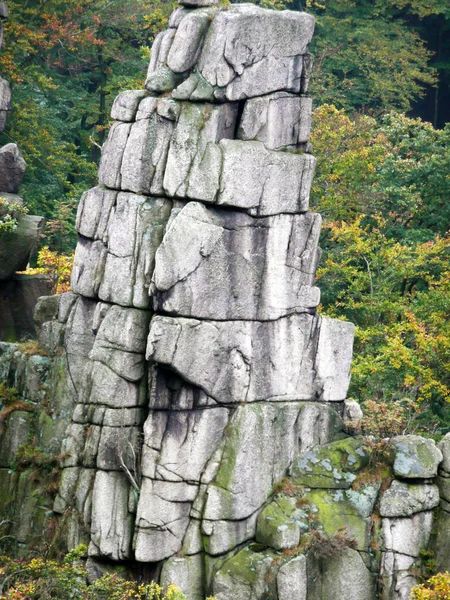 Uitzicht Een Berg Stad China — Stockfoto