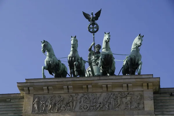 Utsikt Över Berlin Tysklands Huvudstad — Stockfoto