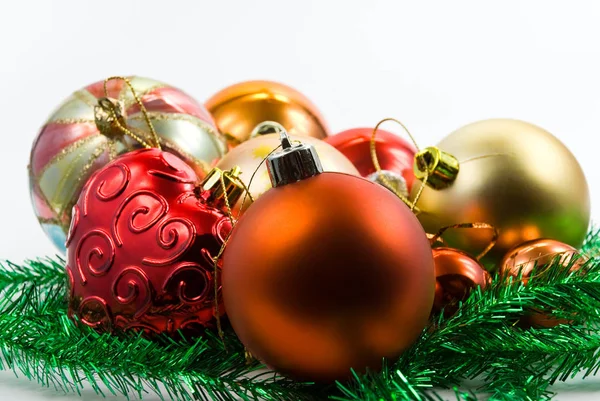 Christmas Decorations Background Close — Stock Photo, Image