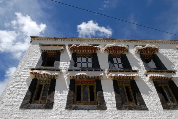 Casa Lhasa Tibet — Foto de Stock