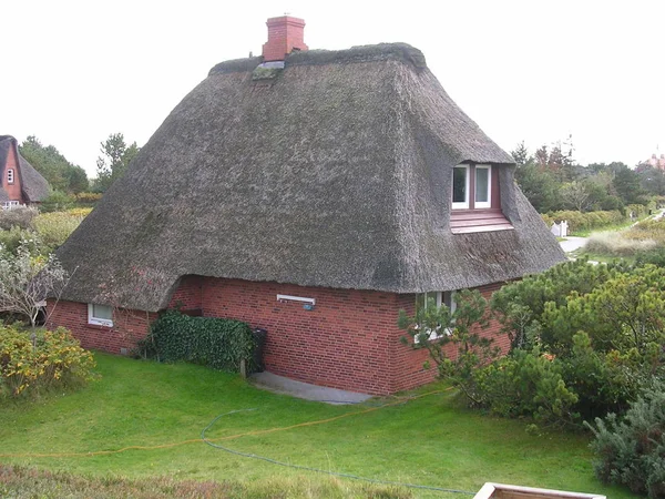 Maison Chaume Moderne Sur Sylt — Photo