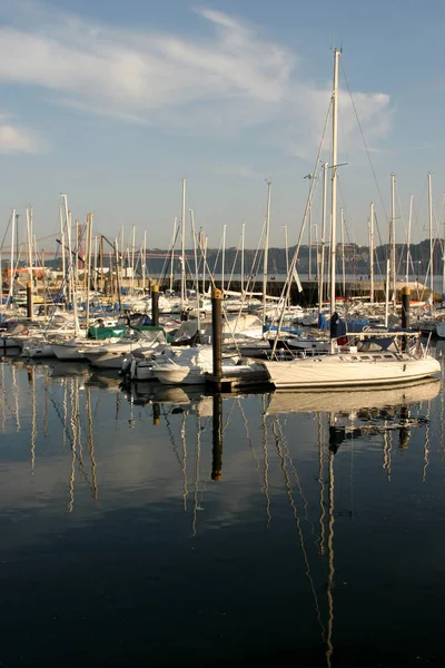 Hamn Lisbon Stadshamn — Stockfoto