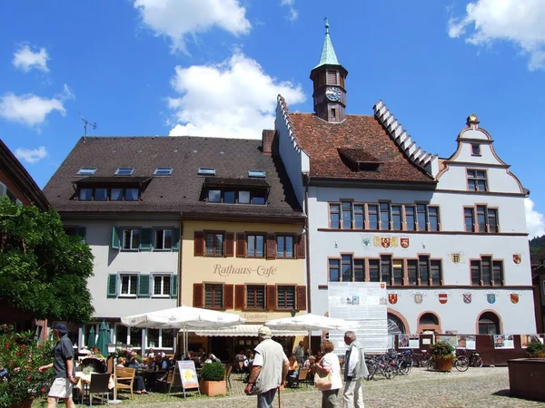 Staufen Breisgau Trh Místo — Stock fotografie