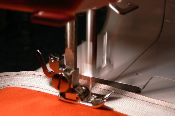 Швейная Машина Тканью — стоковое фото