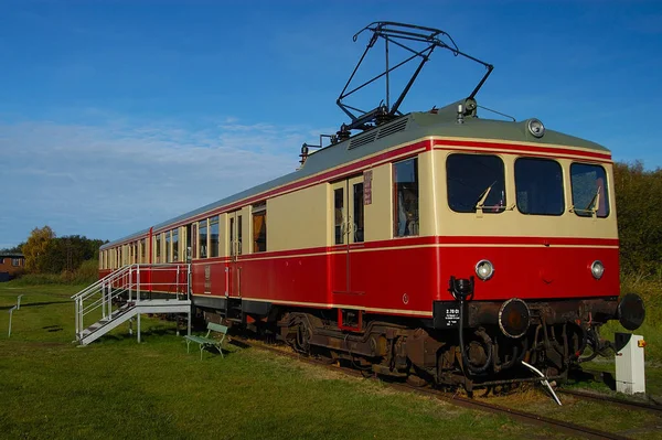 Locomotiva Vapor Livre Durante Dia — Fotografia de Stock