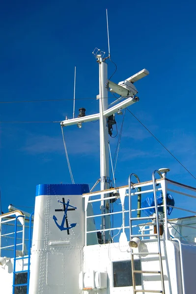 Loď Radarovým Systémem — Stock fotografie