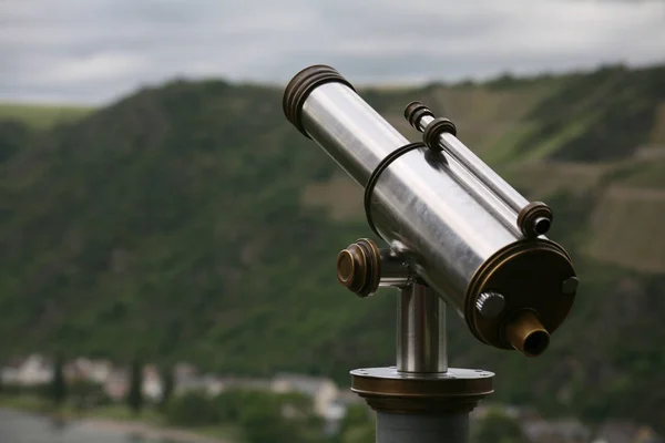 Telescópio Vigia Binóculos Turísticos — Fotografia de Stock