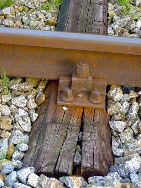 Vieux Banc Bois Dans Parc — Photo