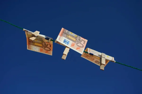 Primo Piano Delle Banconote Attenzione Selettiva — Foto Stock