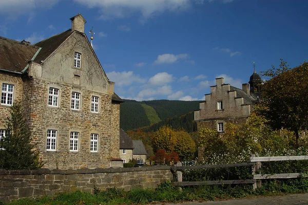 Gesloten Lenhausen Straat Kant — Stockfoto