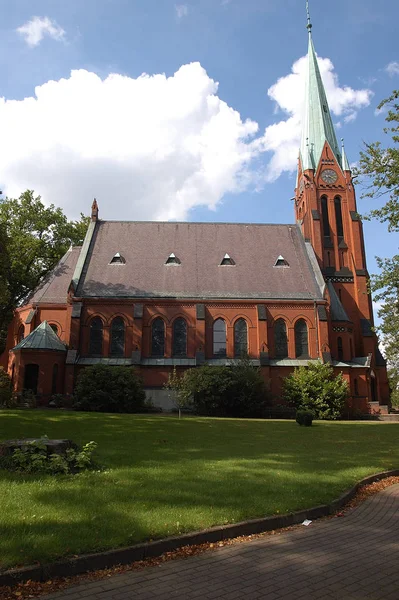 Chiesa Protestante Reinbek — Foto Stock