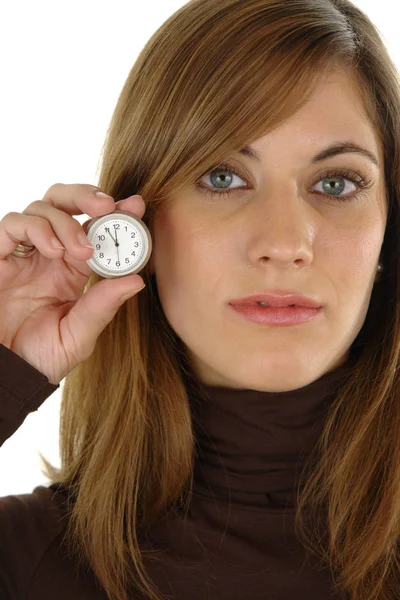 Retrato Mujer Hermosa Belleza Femenina — Foto de Stock