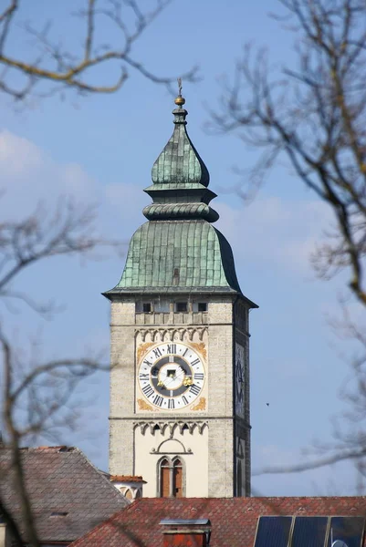 Stadtturm Enns Horní Rakousko — Stock fotografie