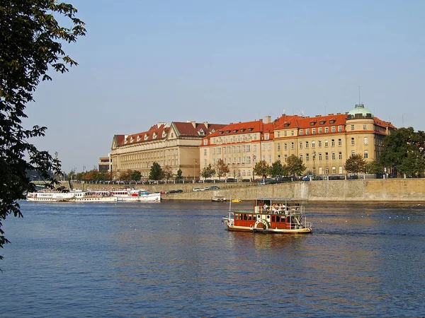 Rivière Vltava Prague — Photo