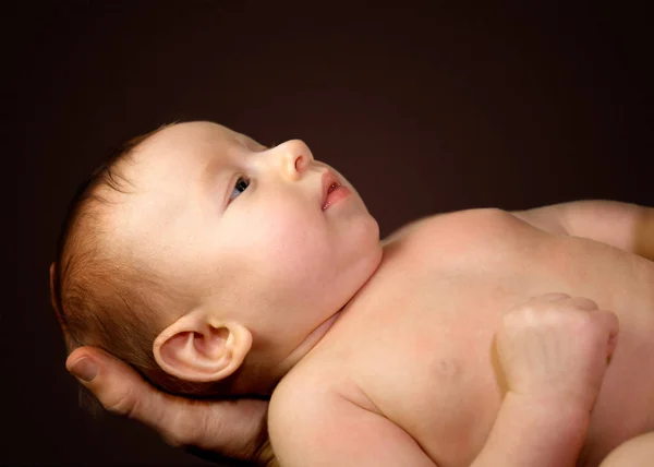 Close Portret Van Schattige Baby — Stockfoto