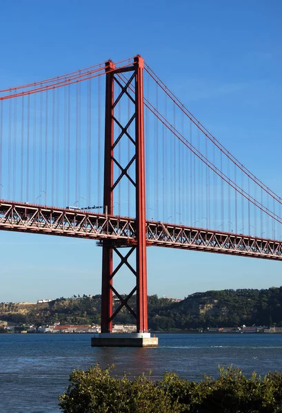 Ponte Portão Dourado Lisboa Portugal — Fotografia de Stock