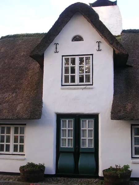 Façade Une Maison Frites — Photo