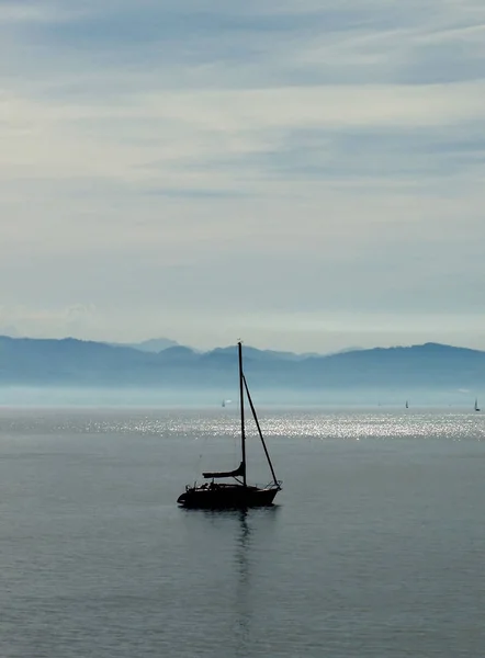 Zeilboot Zee — Stockfoto