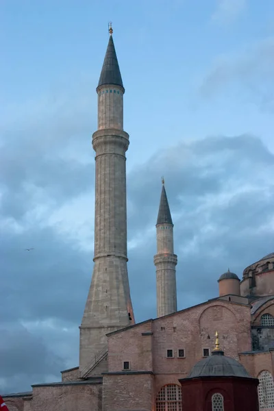 Hagia Sophia Minaretjei — Stock Fotó